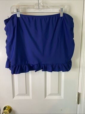 Joe Boxer Royal Blue Swim Skirt Size 2X.